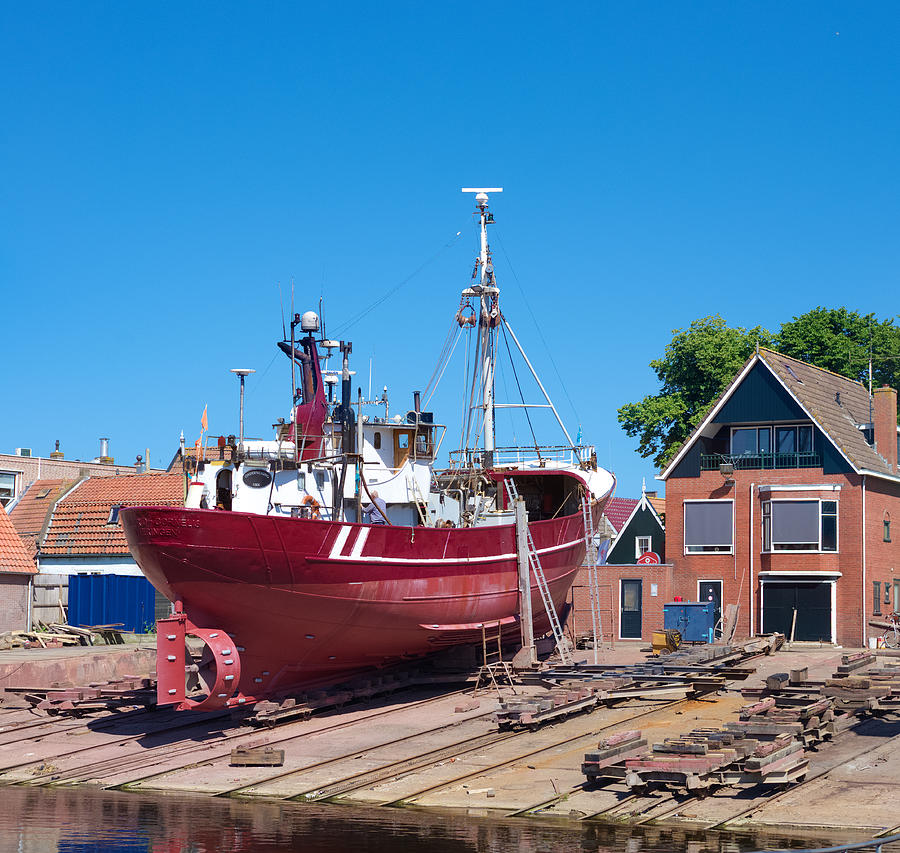 sailing yacht a dry dock