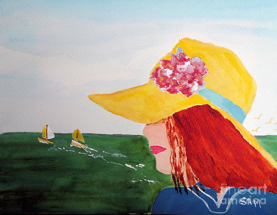 Boating #1 Painting by Sandy McIntire