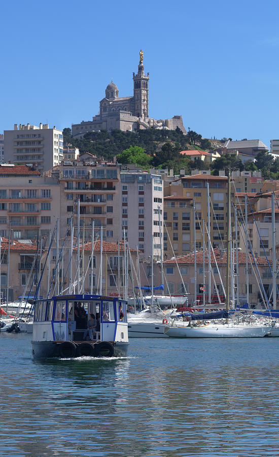 Boats At Old Port, Marseille #1 Photograph by Panoramic Images
