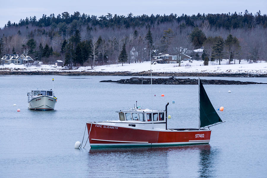 Boats In New England Photograph by Trace Kittrell - Fine Art America