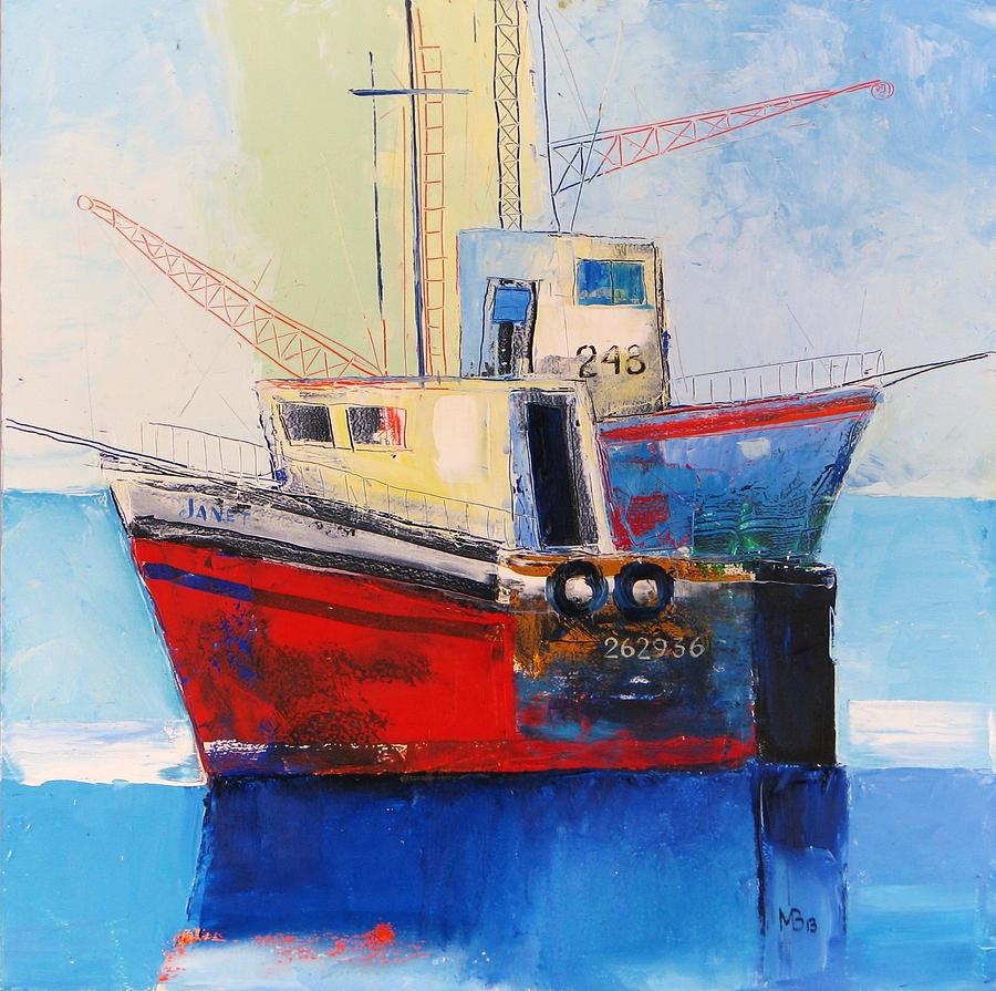 Boats #1 Painting by Mikhail Zarovny