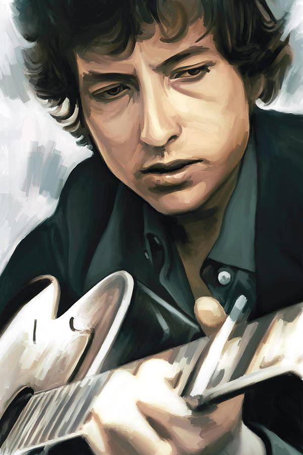 Bob Dylan Artwork Painting By Sheraz A