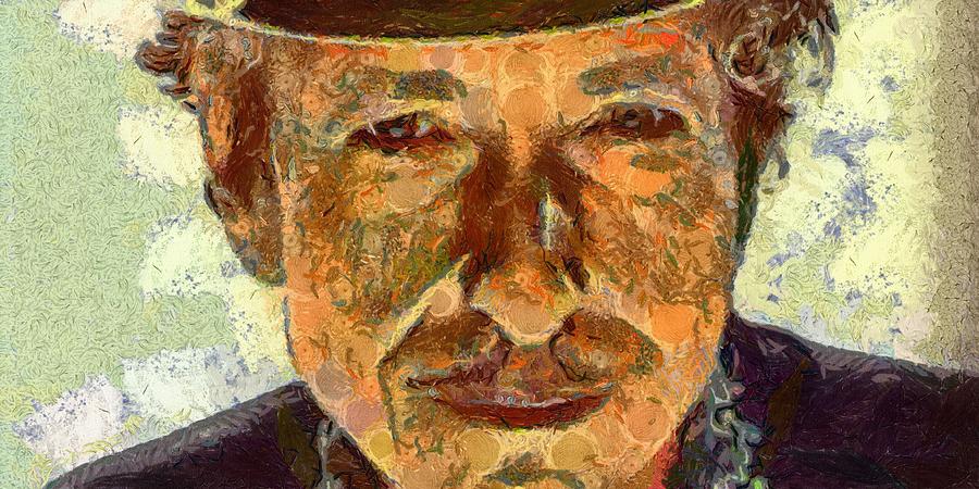 Bob Dylan Digital Art - Bob Dylan #1 by Carol Sullivan