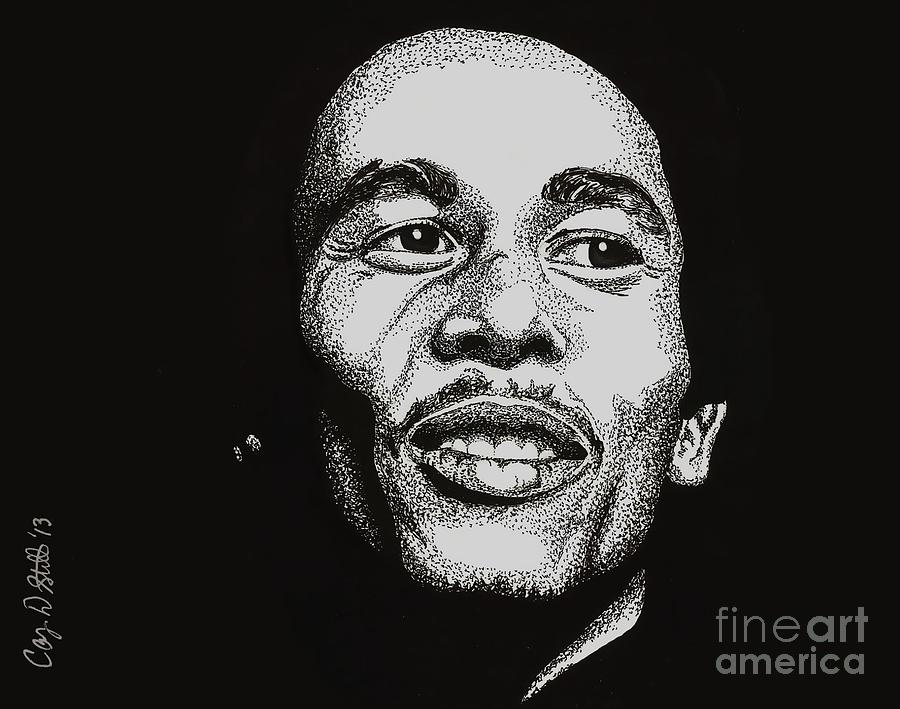 Bob Marley  #1 Drawing by Cory Still