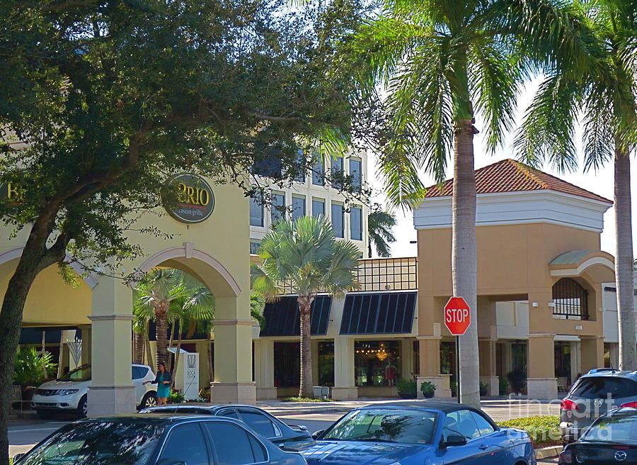 Boca Center. Boca Raton Florida. Upscale Retail Shopping Center. #1 Photograph by Robert Birkenes