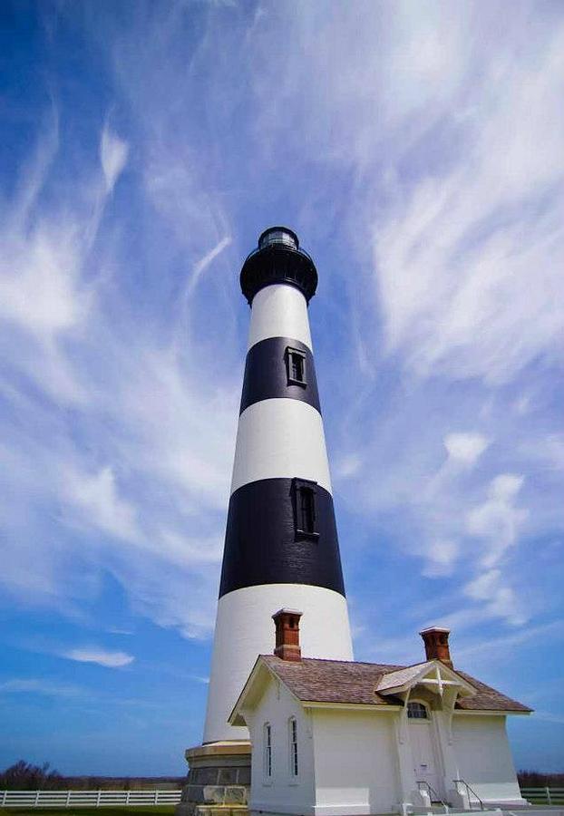 Lighthouse Photograph - Bodie Island  #1 by Haleigh Romero