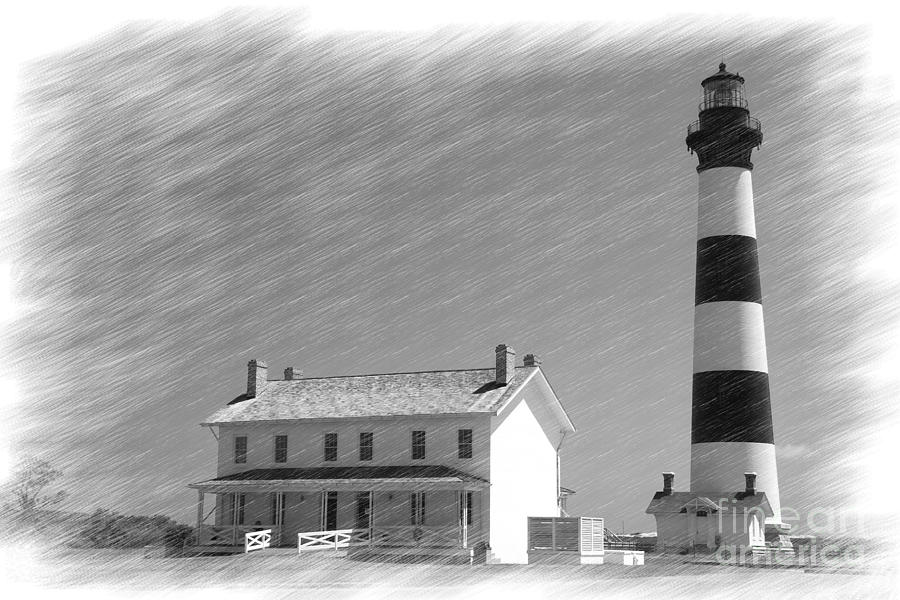 Bodie Island Lighthouse Digital Art