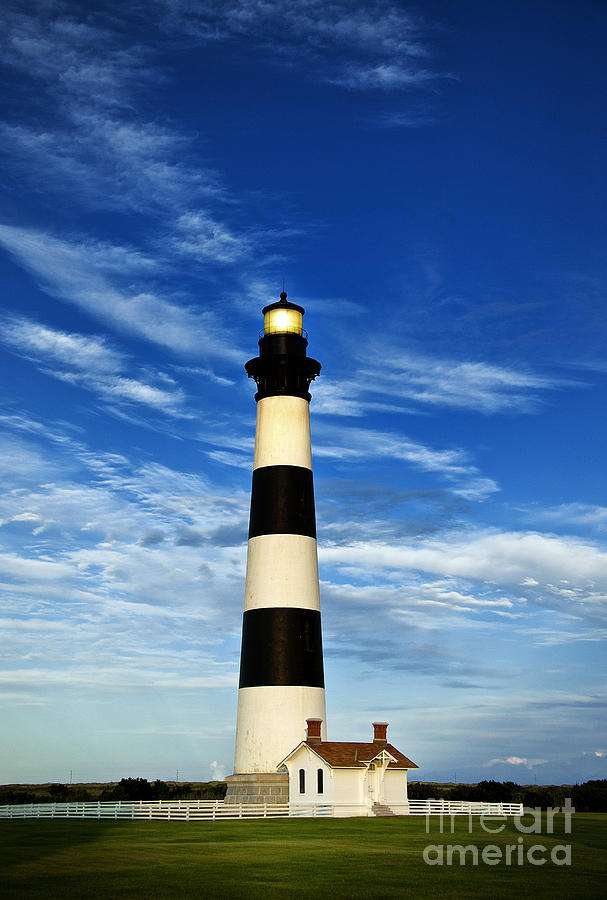 Lighthouse Photograph - Bodie Island Lighthouse #1 by John Greim