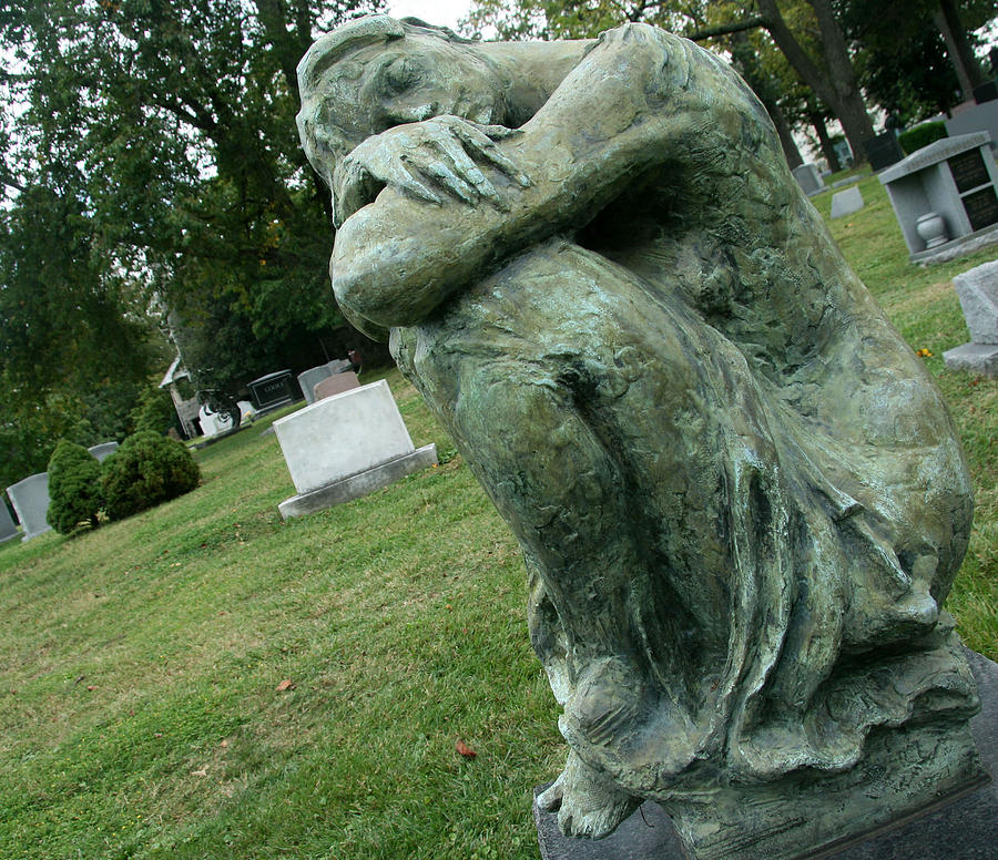 Boehler Grave Sculpture Photograph by Cora Wandel