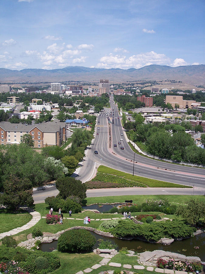 Boise from Boise Depot Tower Photograph by Georgia Hamlin | Fine Art ...