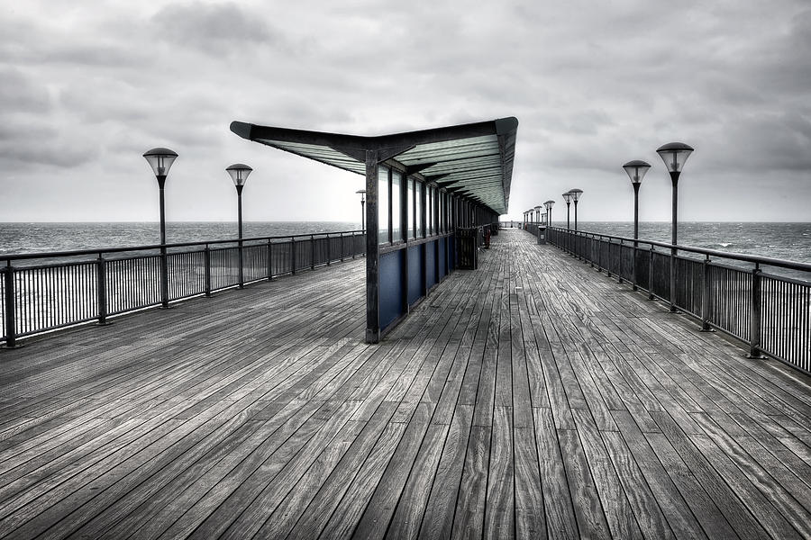 Pier Photograph - Boscombe Pier - Bournemouth #1 by Joana Kruse