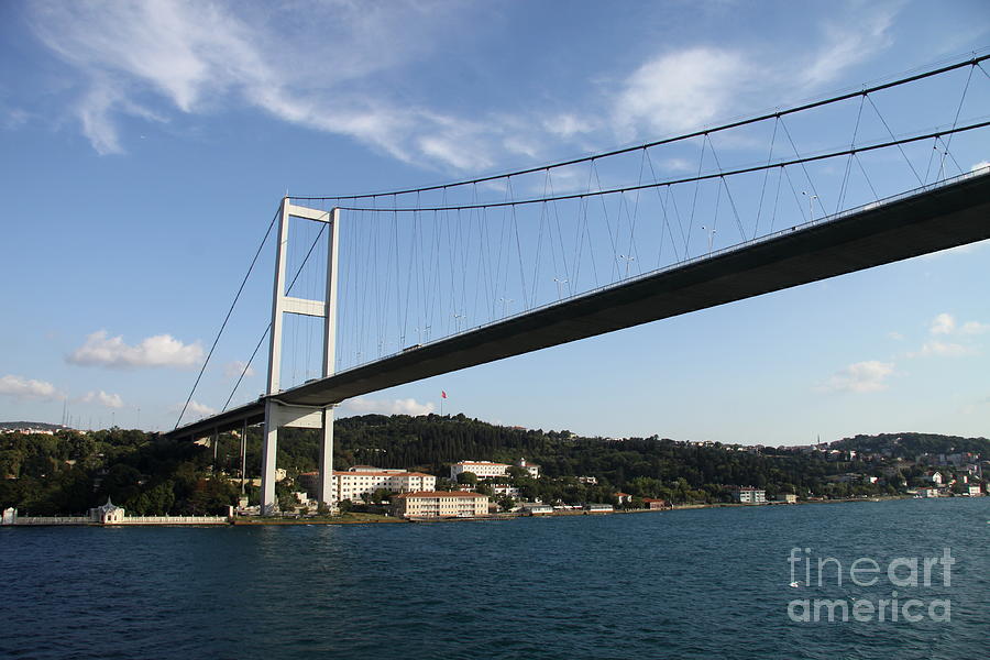 Bosphorus Bridge - Istanbul Photograph by Christiane Schulze Art And Photography
