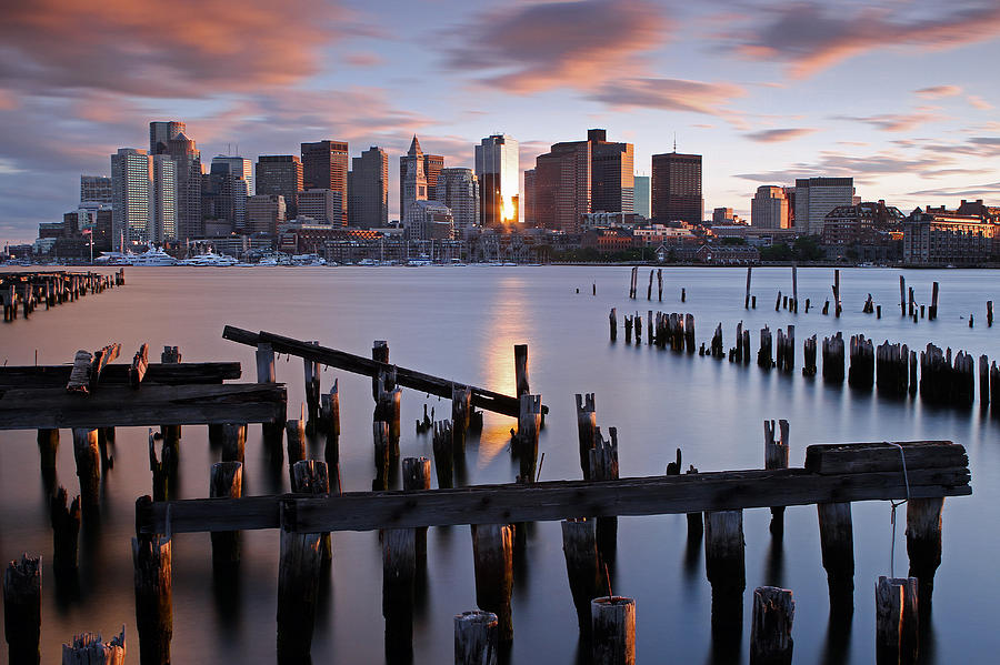 Boston Photograph - Boston Skyline #1 by Juergen Roth