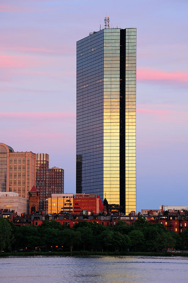 Boston urban city skyline #1 Photograph by Songquan Deng