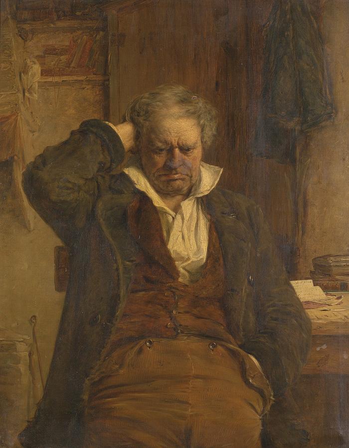 Erskine Nicol Painting - Bothered #1 by Celestial Images