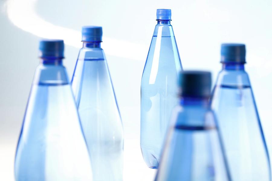 Bottled Water Photograph by Steve Percival/science Photo Library - Fine ...