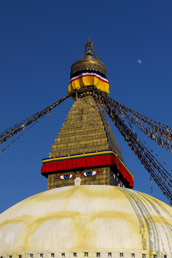 Buddha Photograph - Boudhanath Stupa #1 by Ivan Slosar