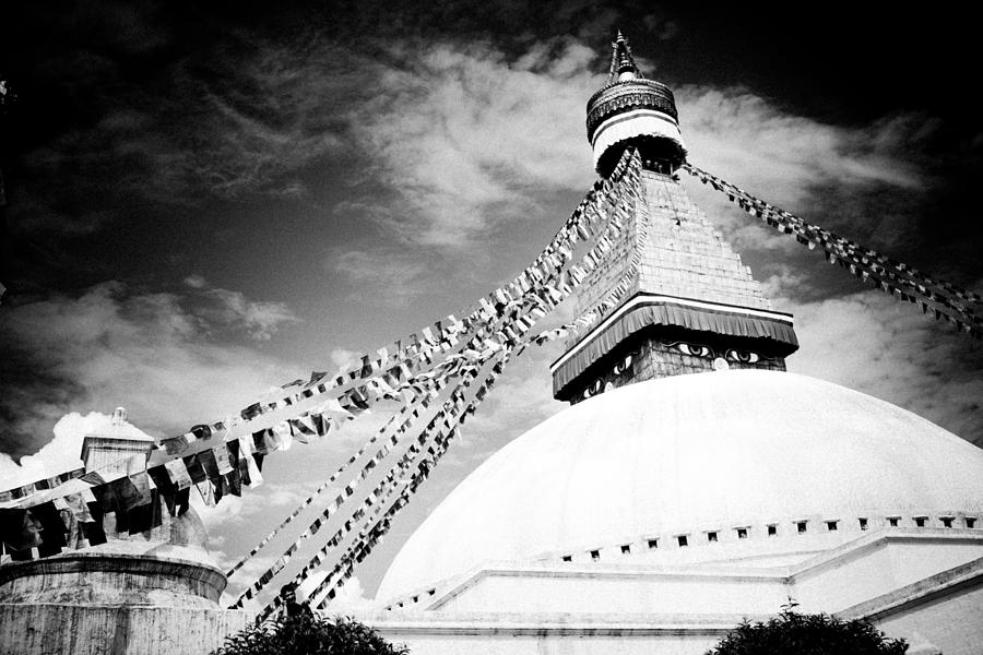 Boudhanath stupa  #1 Photograph by Raimond Klavins