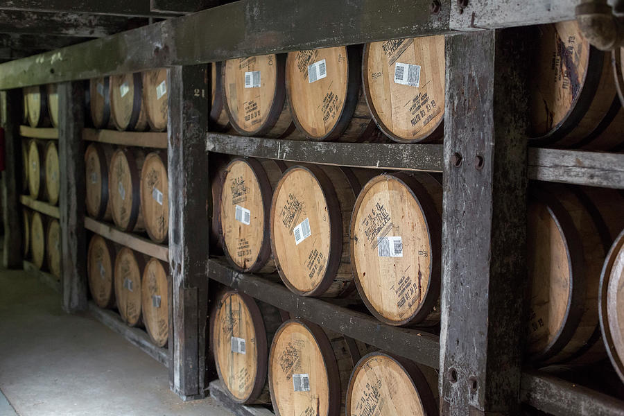 Bourbon Barrels #1 Photograph by Jim West
