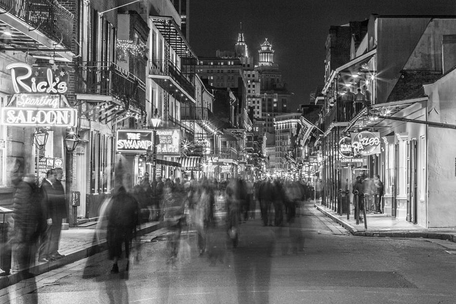 New Orleans Photograph - Bourbon Street New Orleans #1 by John McGraw