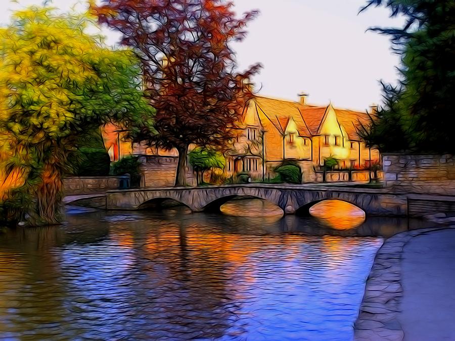 Bourton on the Water #1 Photograph by Ron Harpham