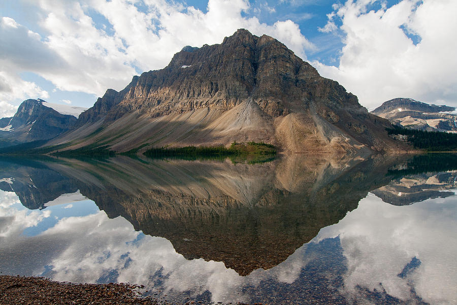 Bow Lake In Banff N.p. Canada #1 Photograph by Greg Ochocki