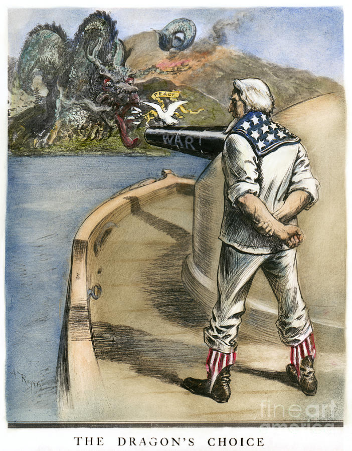 Boxer Rebellion Cartoon Drawing by Granger Fine Art America