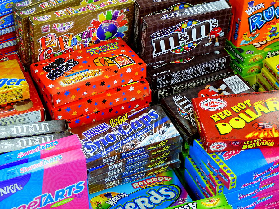 Boxes of Candy #1 Photograph by Jeff Lowe