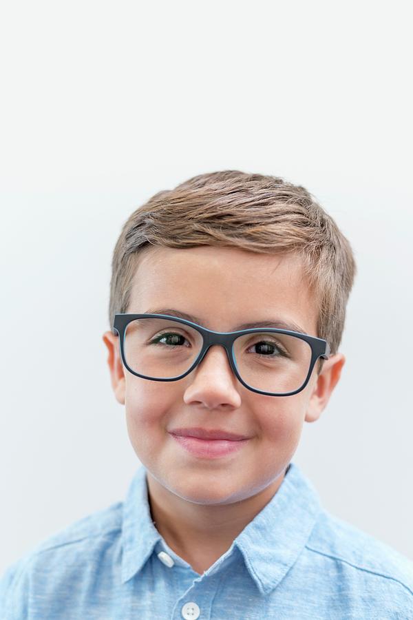 Boy Wearing Glasses #1 Photograph by Science Photo Library