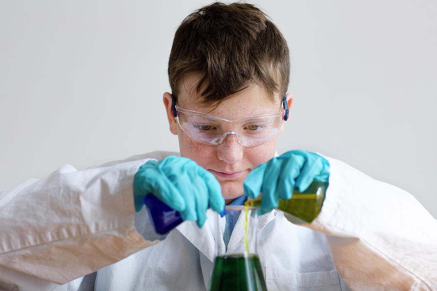 Boy Wearing Protective Goggles Photograph by Gombert, Sigrid - Fine Art ...