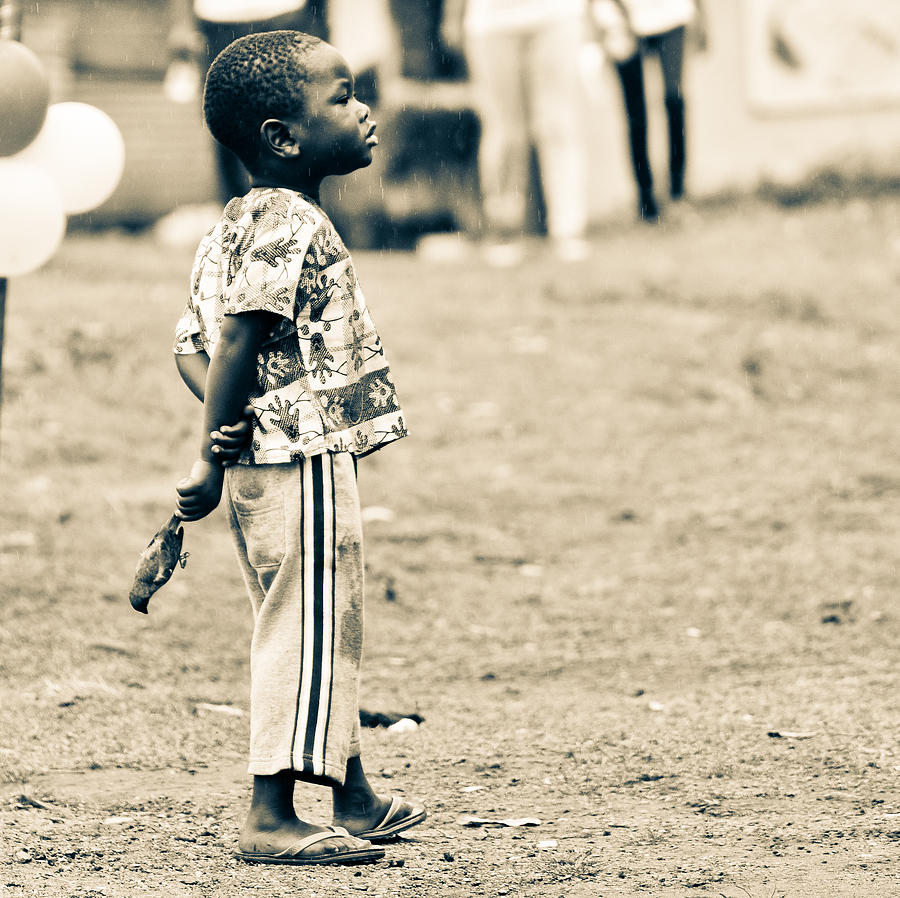 Boy With a Bird #1 Photograph by Ronda Broatch