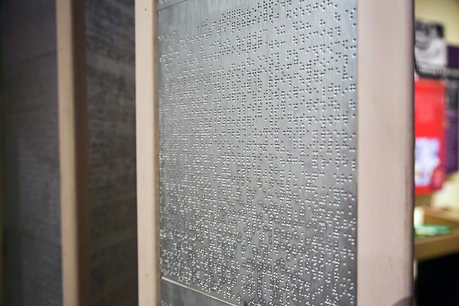 Braille Printing Plates #1 Photograph by Science Photo Library Braille Printing Plates #1 Photograph by Science Photo Library