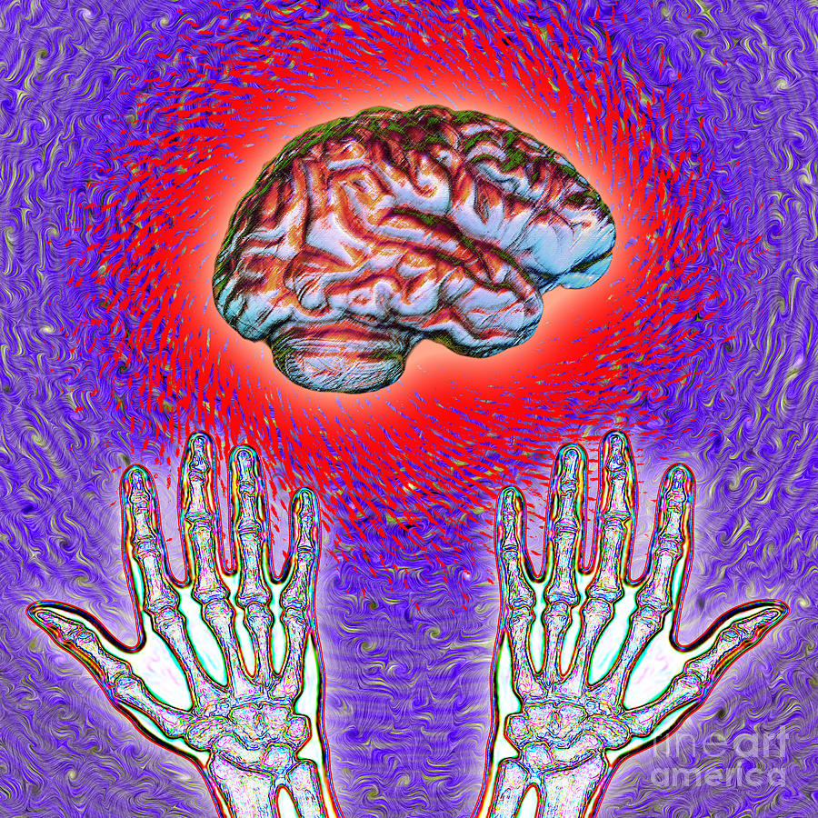 Brain And Hands Energy #1 Photograph by Dennis D. Potokar