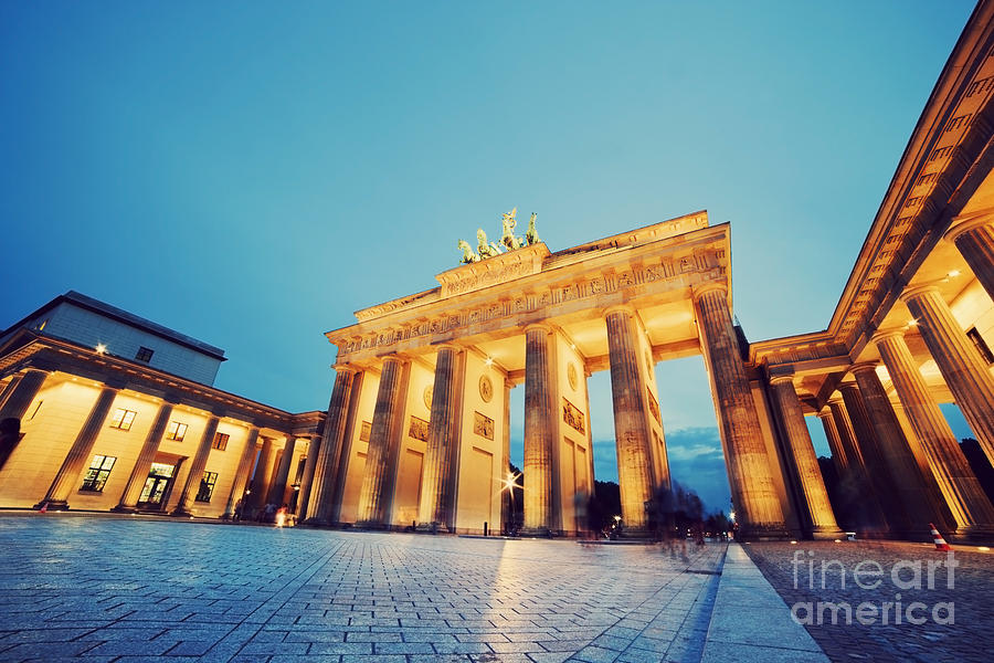 Berlin Photograph - Brandenburg Gate Berlin Germany #1 by Michal Bednarek