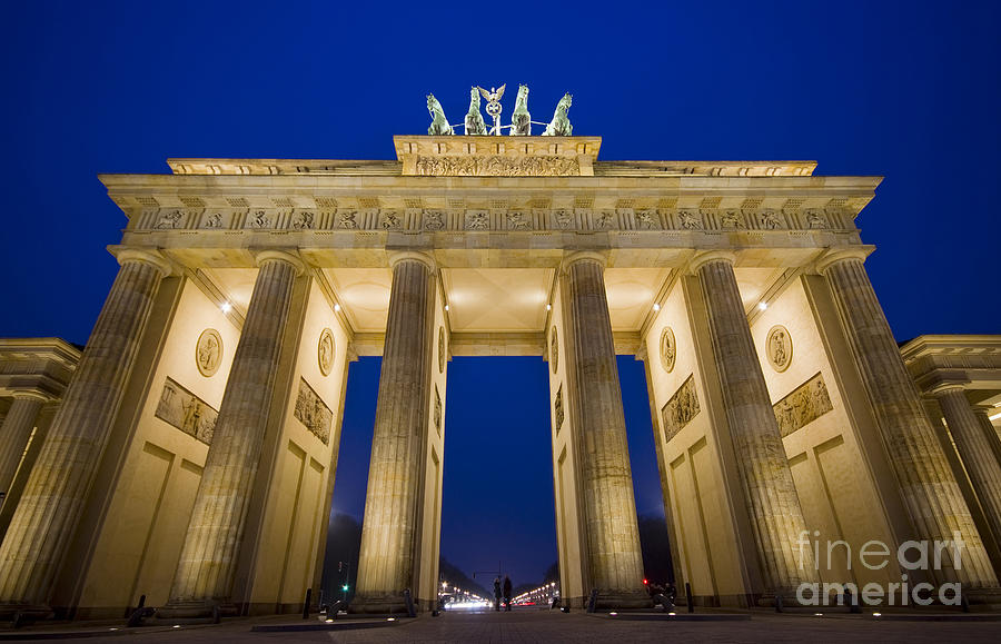 Brandenburg Gate #3 Photograph by David Lichtneker