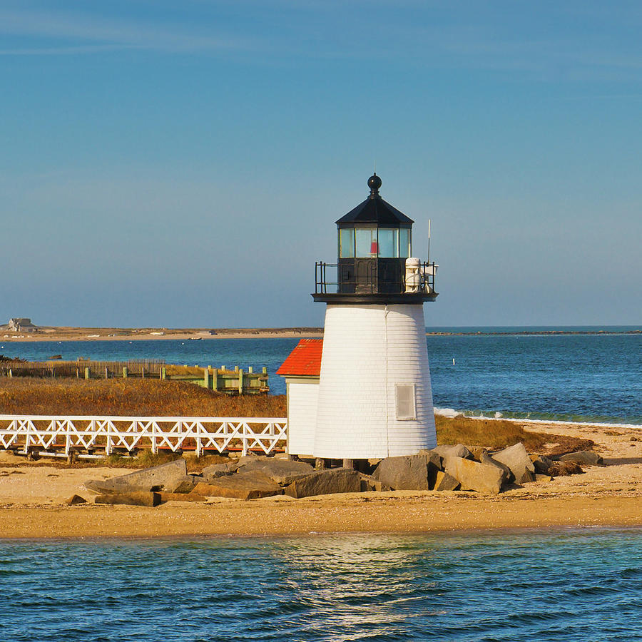 Lighthouse Photograph - Brant Point Lighthouse Nantucket #1 by Marianne Campolongo