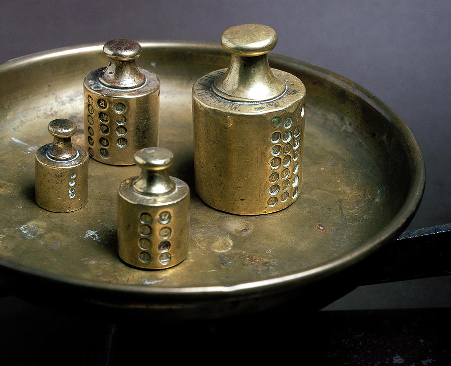 Brass Weights Photograph by Ton Kinsbergen/science Photo Library - Fine ...