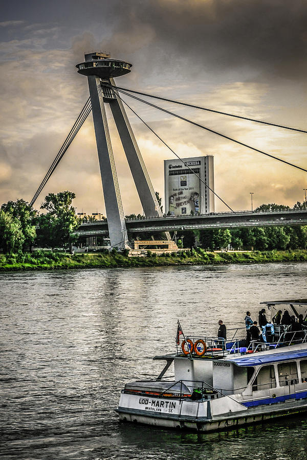Bratislava Bridge #1 Photograph by Chris Smith