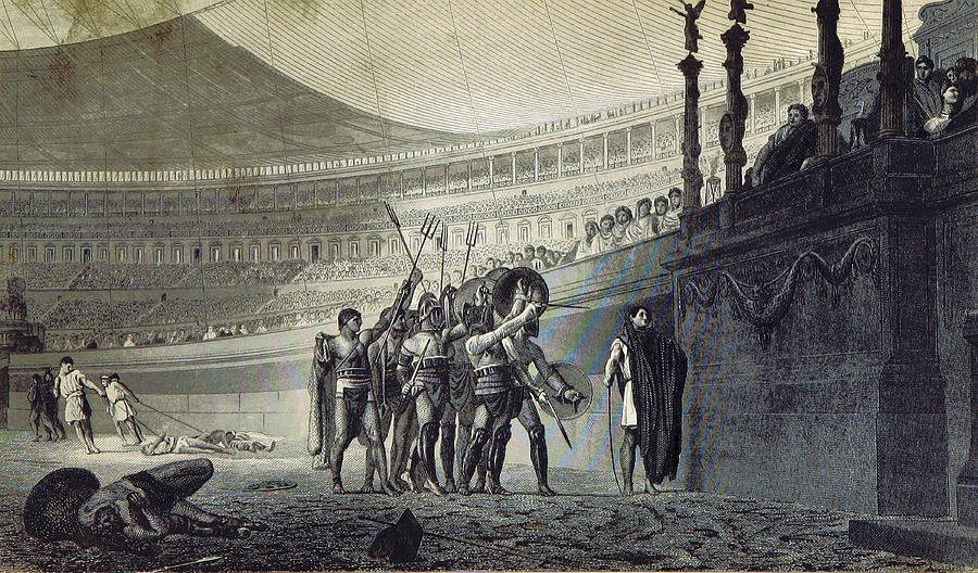 Bread And Circus, Gladiators, Ancient #1 Photograph by British Library