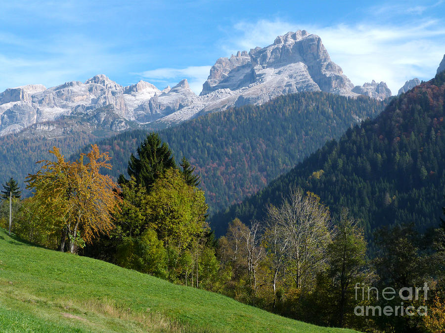 Brenta Dolomite Peaks - Italy  Photograph by Phil Banks