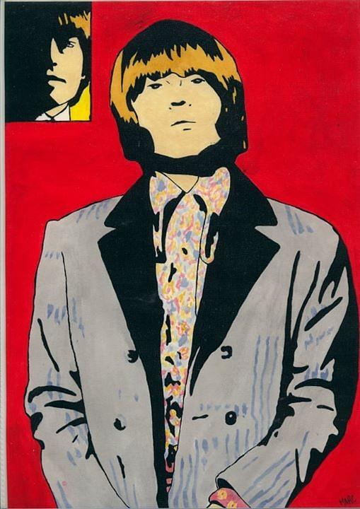 Brian Jones of the Rolling Stones by Marc Hull