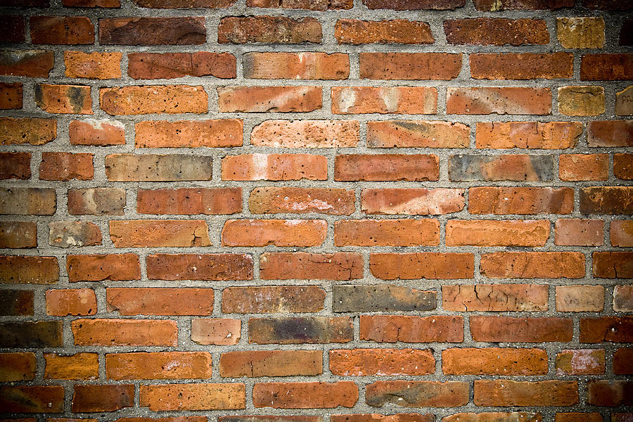 Brick Photograph - Brick Wall #1 by Frank Tschakert