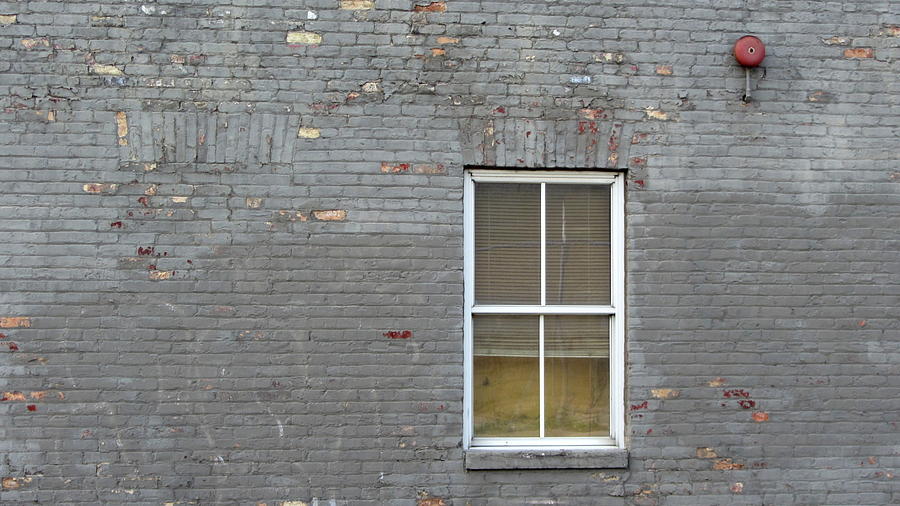 Brick Wall Window #1 Photograph by Anita Burgermeister