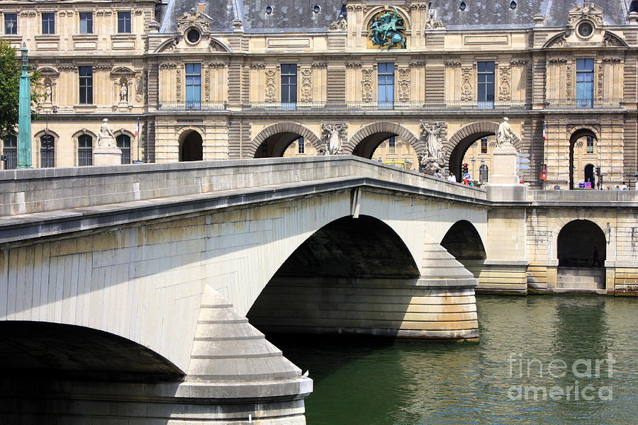 Bridge over the Seine #1 Photograph by Carol Groenen