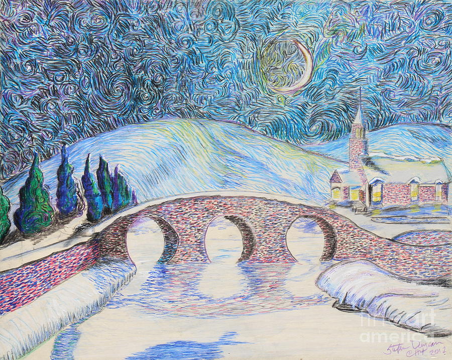 Bridge to Eternity #1 Painting by Stefan Duncan