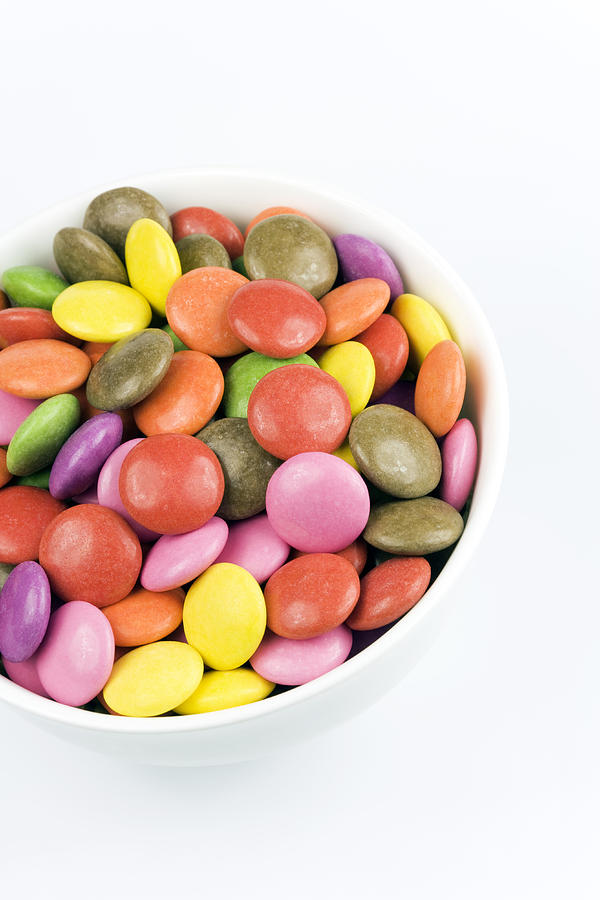 Brightly Coloured Sweets. #1 Photograph by Geoff Kidd/science Photo Library