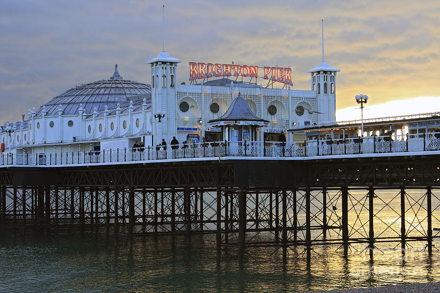 Brighton Pier UK  #2 Photograph by Julia Gavin