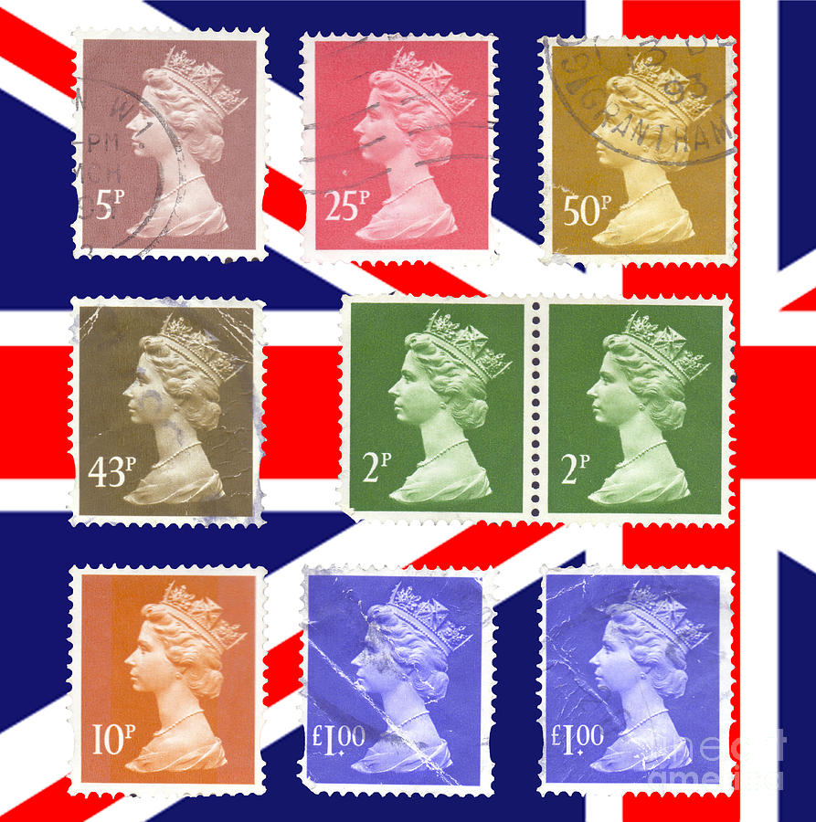 British stamps  #1 Photograph by Ilan Rosen