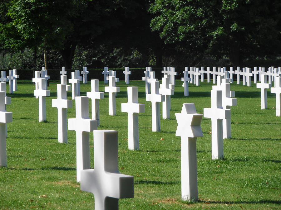 Brittany American Cemetery Photograph by Dany Lison