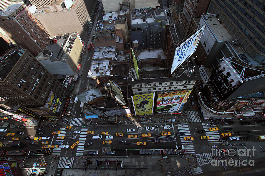 Broadway from Above #1 Photograph by Steven Spak
